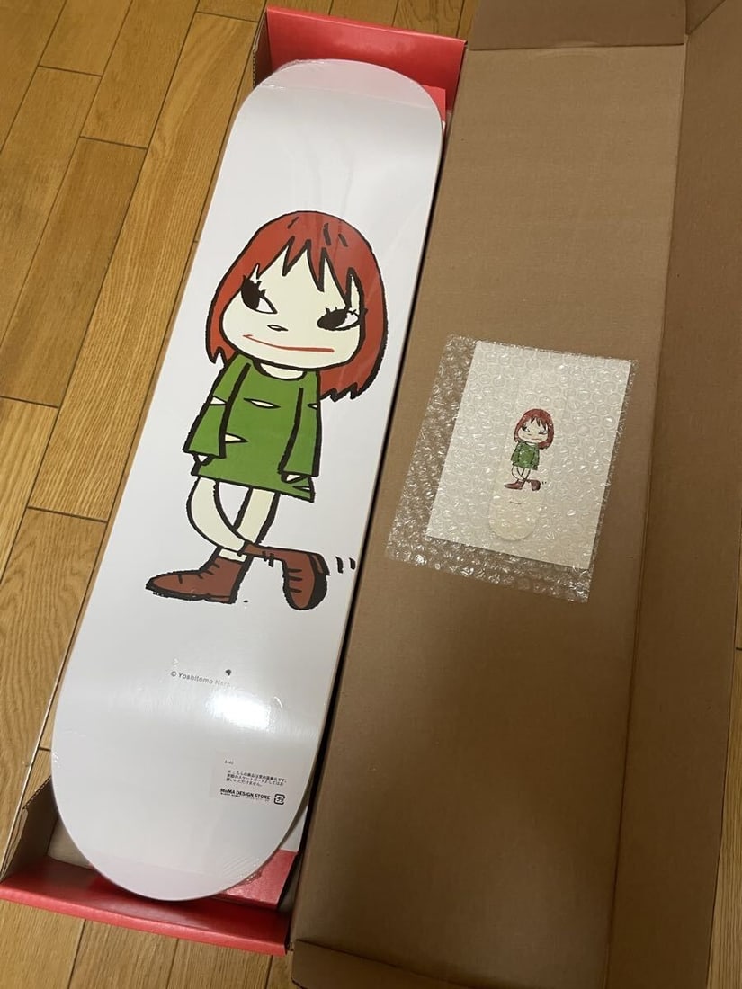 new Yoshitomo Nara Skateboard Girl On Top Of Skull Green Dress Moma Brand: new Yoshitomo Nara Skateboard Girl On Top Of Skull Green Dress Moma Brand This listing features new Yoshitomo Nara Skateboard Girl On Top Of Skull Green Dress Moma Brand. Item specifics are provided b