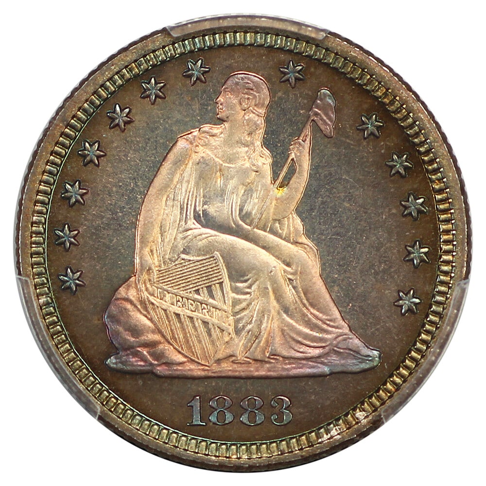 PR68 1883 25C PCGS - 3