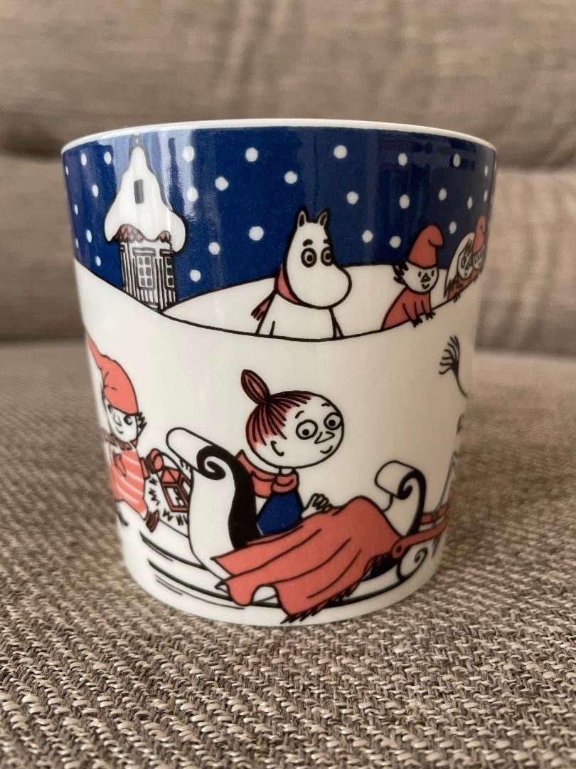 Rare Arabian Moomin Mug Christmas 1997 Vintage Ceramic Drinkware Collectible (1 of 7)