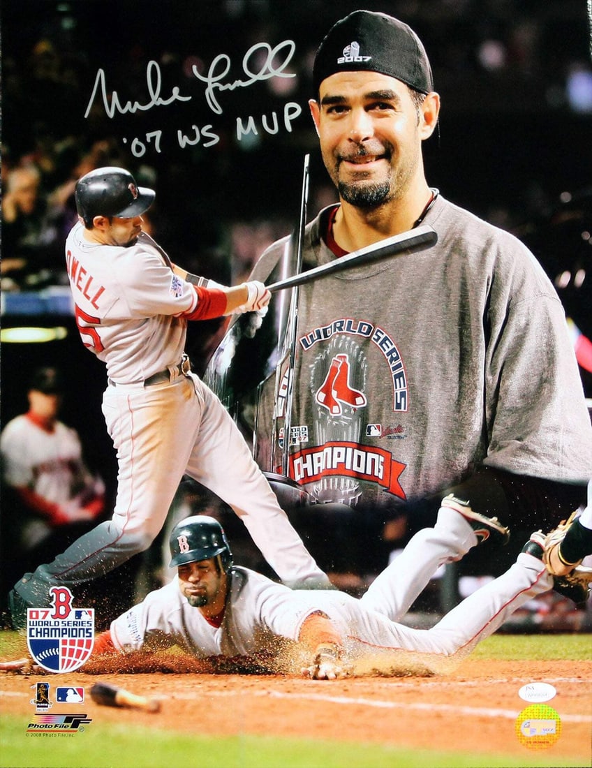 (JSA) Mike Lowell "07 WS MVP" Autographed 2007 World Series Collage 16x20 Photo: (JSA) Mike Lowell "07 WS MVP" Autographed 2007 World Series Collage 16x20 Photo This listing features (JSA) Mike Lowell "07 WS MVP" Autographed 2007 World Series Collage 16x20 Photo. Item specifics ar