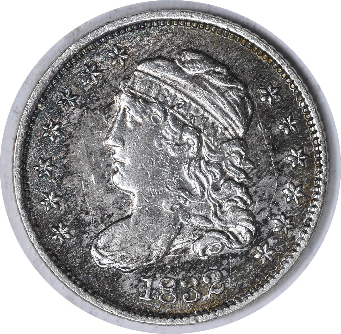 Uncertified 1832 Bust Silver Half Dime Choice AU: Uncertified 1832 Bust Silver Half Dime Choice AU This listing features Uncertified 1832 Bust Silver Half Dime Choice AU. Item specifics are provided below. Item Specifics: Country Of Origin: United St