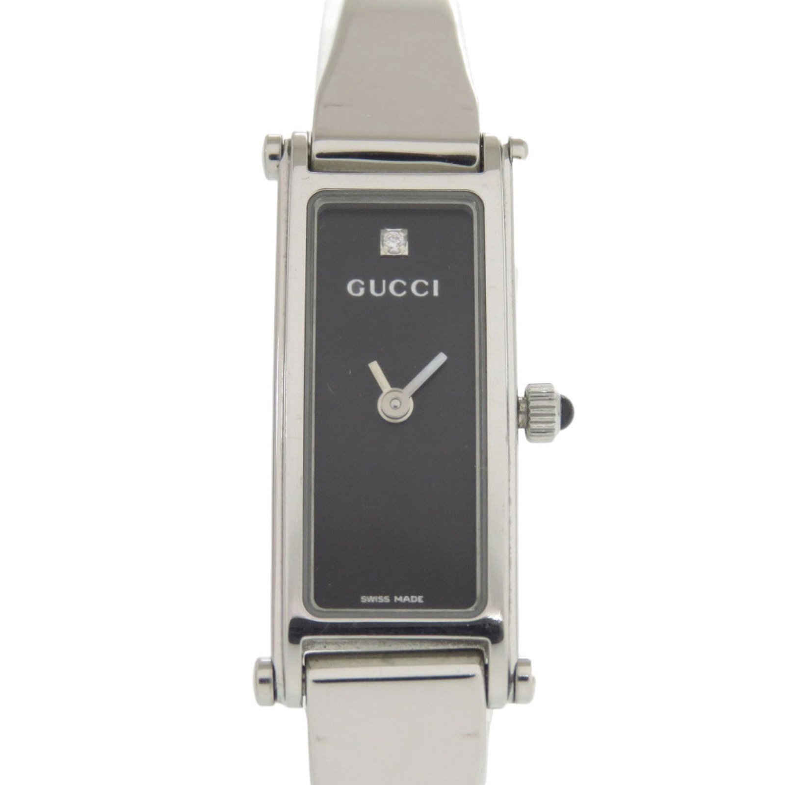 Wristwatch Gucci: Wristwatch Gucci This listing features Wristwatch Gucci. Item specifics are provided below. Item Specifics: Brand: Gucci Type: Wristwatch Gender: Women Display: Analog Material (Case): Stainless Steel
