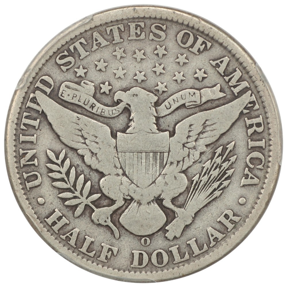 Barber Half Dollar - 1908-O 50C PCGS Fine 12 - 4