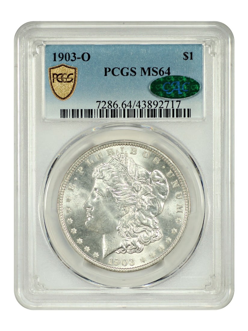 Low Mintage Date - 1903-O $1 PCGS/ CAC MS64 - Morgan Dollar: Low Mintage Date - 1903-O $1 PCGS/ CAC MS64 - Morgan Dollar This listing features Low Mintage Date - 1903-O $1 PCGS/ CAC MS64 - Morgan Dollar. Item specifics are provided below. Item Specifics: Certif