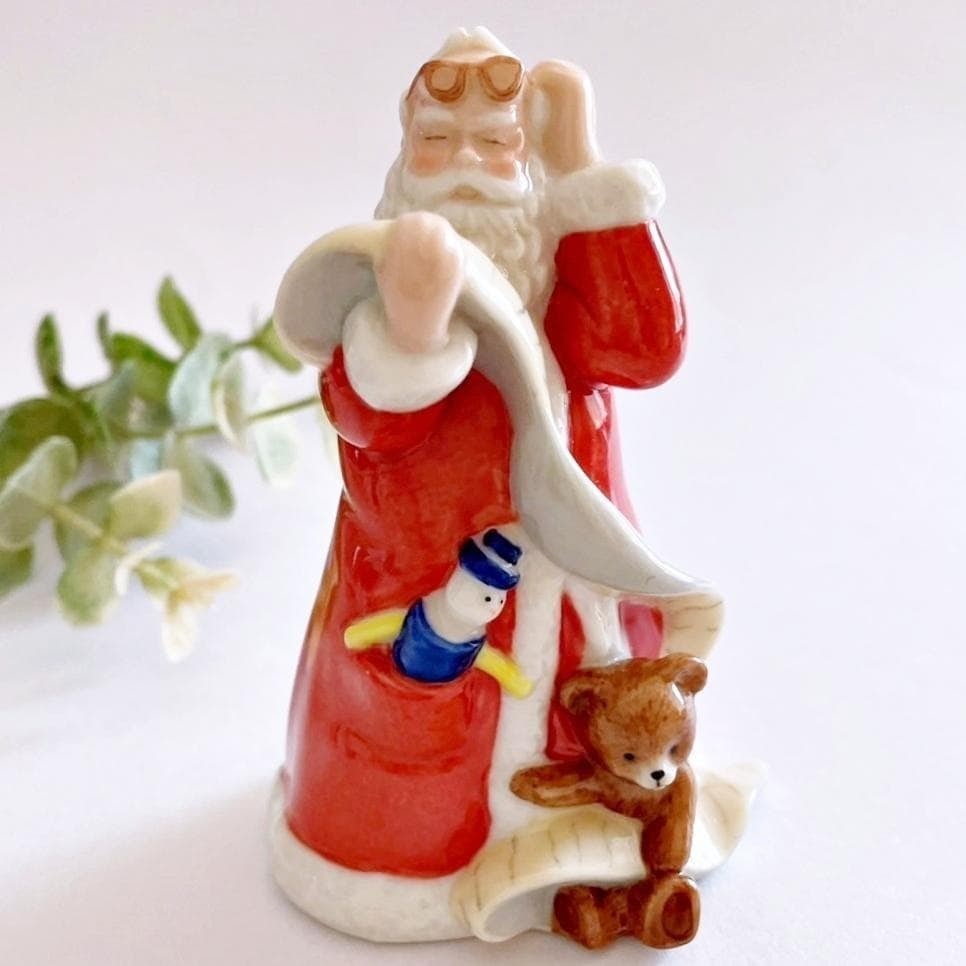 Box Royal Copenhagen Santa Claus Teddy Bear Figurine H 10cm 2003 Limited With (1 of 7)