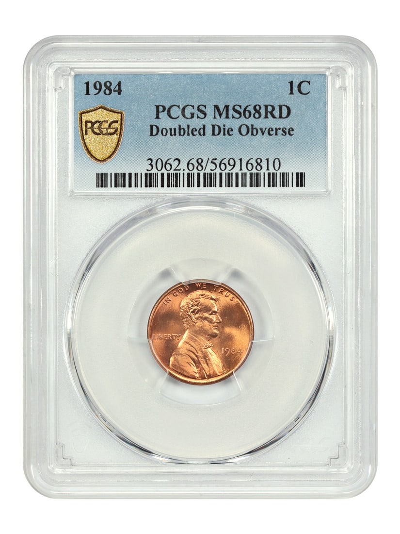 Lincoln Cent (Modern) - 1984 1C PCGS MS68RD (Doubled Die Obverse): Lincoln Cent (Modern) - 1984 1C PCGS MS68RD (Doubled Die Obverse) This listing features Lincoln Cent (Modern) - 1984 1C PCGS MS68RD (Doubled Die Obverse). Item specifics are provided below. Item Speci