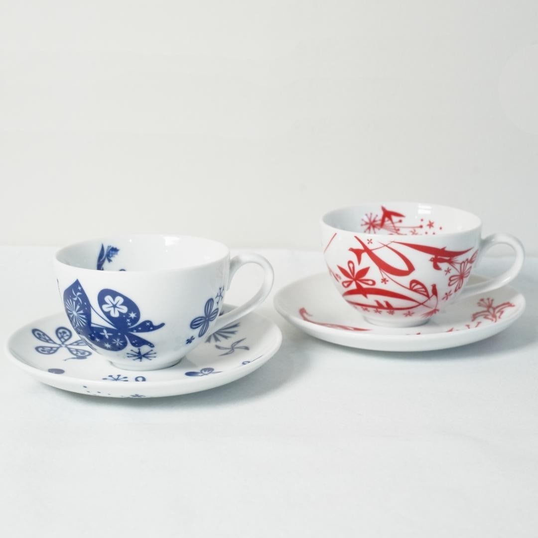 Collectible AUTHENTICS Tord Boontje Cup & Saucer Set Of 2 Table Stories Red Blue: Collectible AUTHENTICS Tord Boontje Cup & Saucer Set Of 2 Table Stories Red Blue This listing features Collectible AUTHENTICS Tord Boontje Cup & Saucer Set Of 2 Table Stories Red Blue. Item specifics