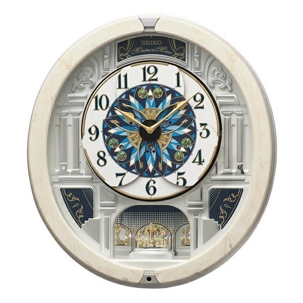 Interior SEIKO RE604A Wave Symphony Wall Clock Analog kaleidoscope Motif Moden (1 of 6)