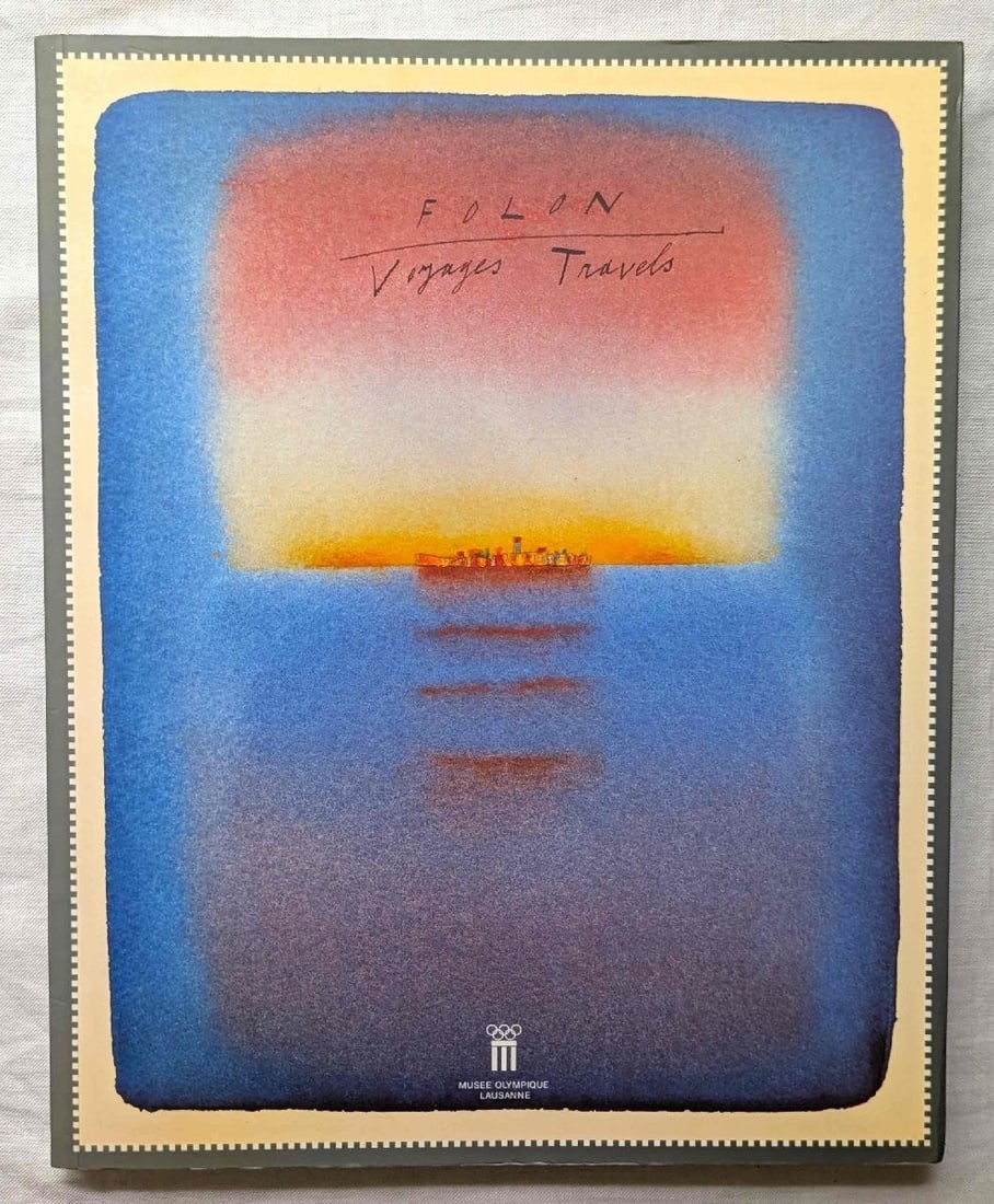 Collectible Jean-Michel Folon Voyages Travels Art Book 1996 Large Size 160p Rare (1 of 5)