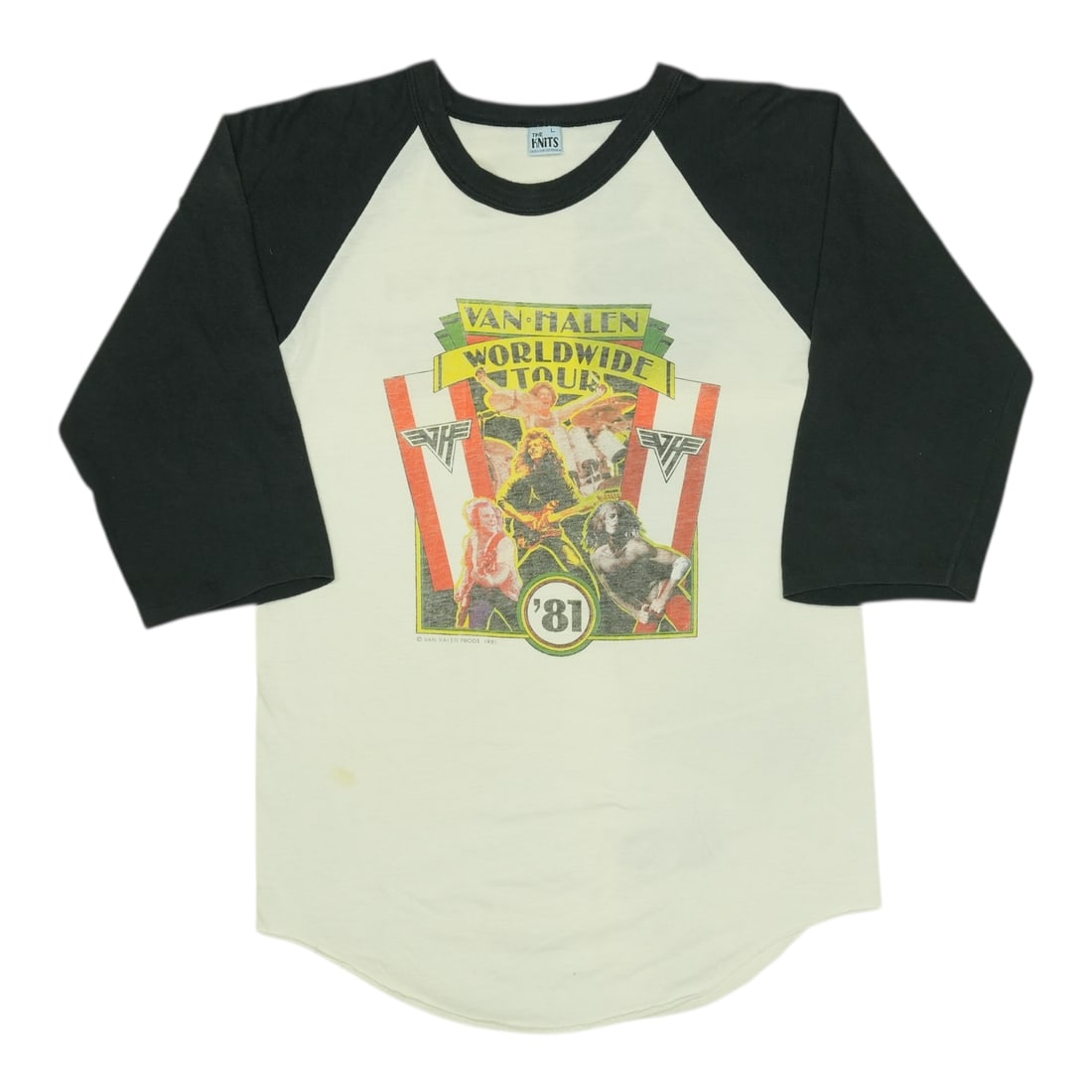 Shirt 1981 Van Halen Tour Jersey: Shirt 1981 Van Halen Tour Jersey This listing features Shirt 1981 Van Halen Tour Jersey. Item specifics are provided below. Item Specifics: Size: Large Tag Size: Large Material: 50/50 Poly/Cotton Colo