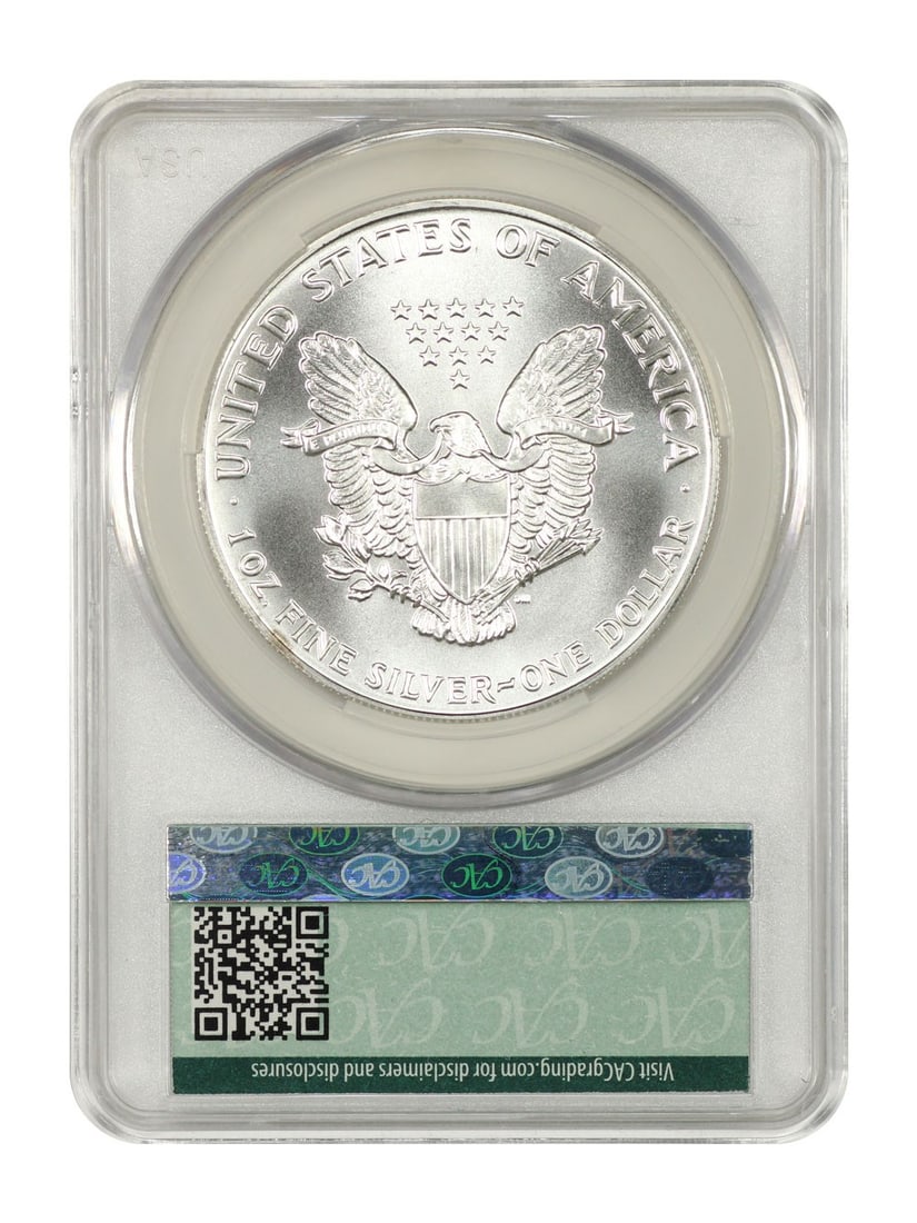 Silver Eagles - 1991 $1 Silver Eagle CACG MS69 - 2