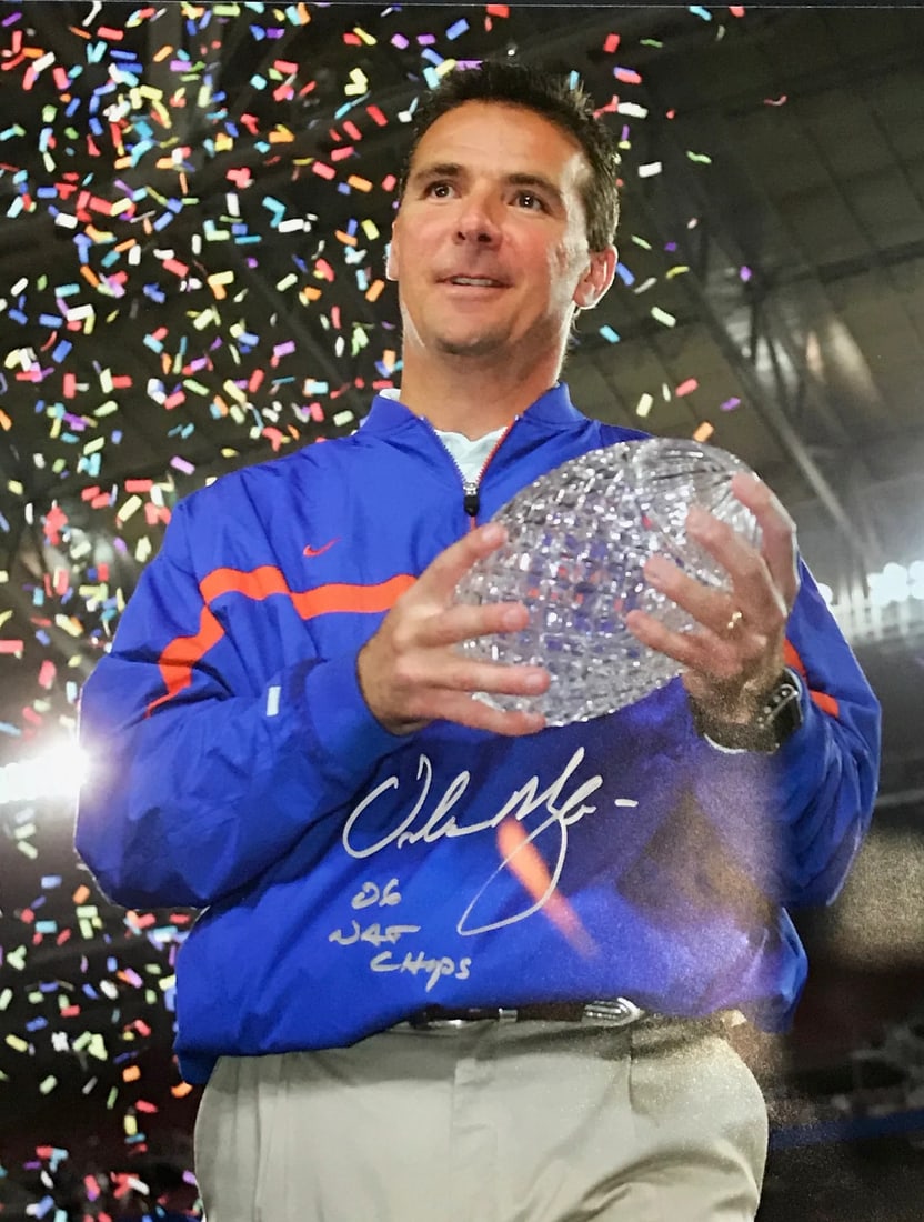 Photo Urban Meyer Autographed 16x20 Football (1 of 1)