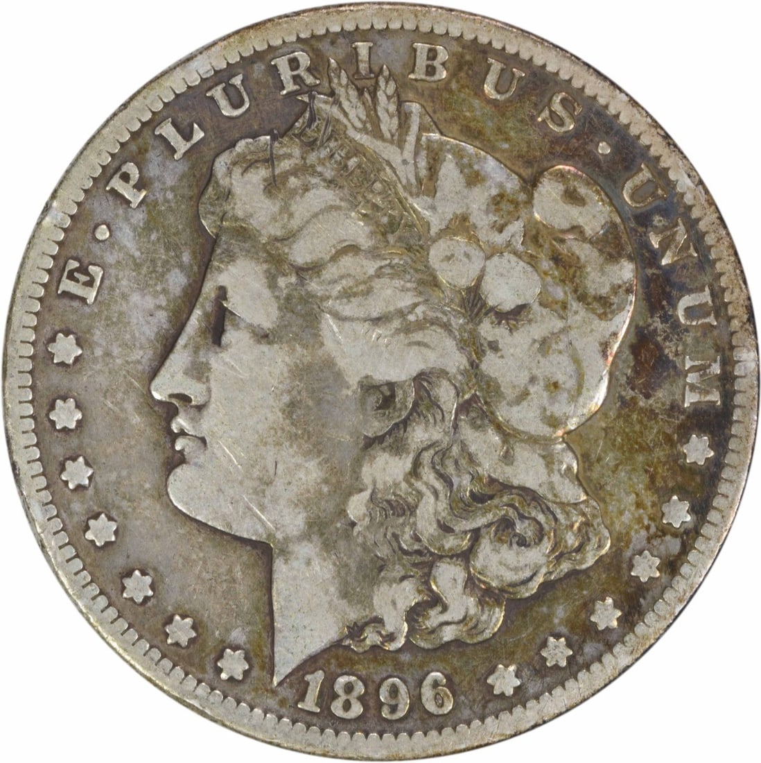 Uncertified 1896-S Morgan Silver Dollar F (1 of 2)