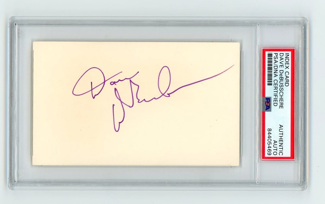 DNA) Dave Debusschere Autographed Index Card (PSAS/: DNA) Dave Debusschere Autographed Index Card (PSAS/ This listing features DNA) Dave Debusschere Autographed Index Card (PSAS/. Item specifics are provided below. Item Specifics: Dave Debusschere Autog