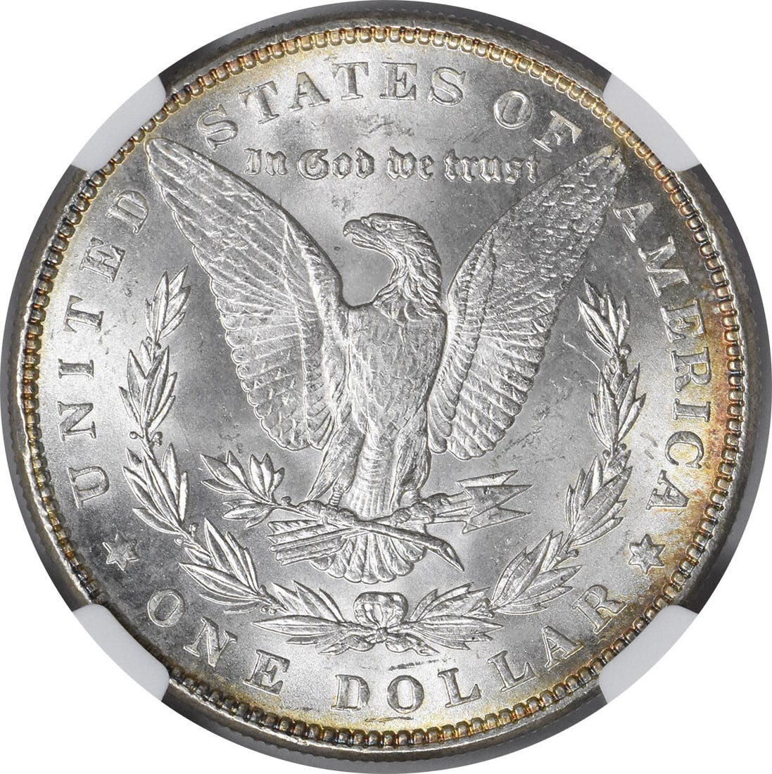 (CAC) 1887 Morgan Silver Dollar MS66+ NGC - 3