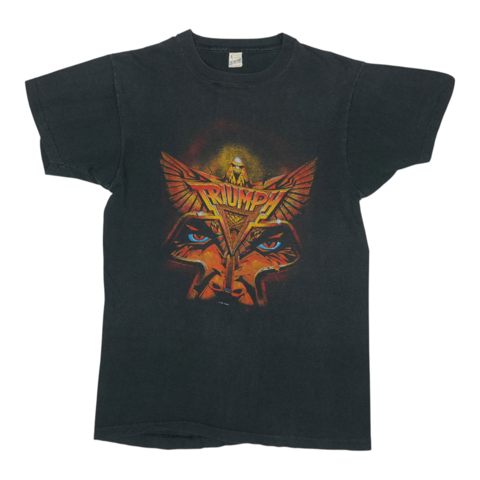 Shirt 1982 Triumph Never Surrender: Shirt 1982 Triumph Never Surrender This listing features Shirt 1982 Triumph Never Surrender. Item specifics are provided below. Item Specifics: Size: Large Tag Size: Large Material: 100% Cotton