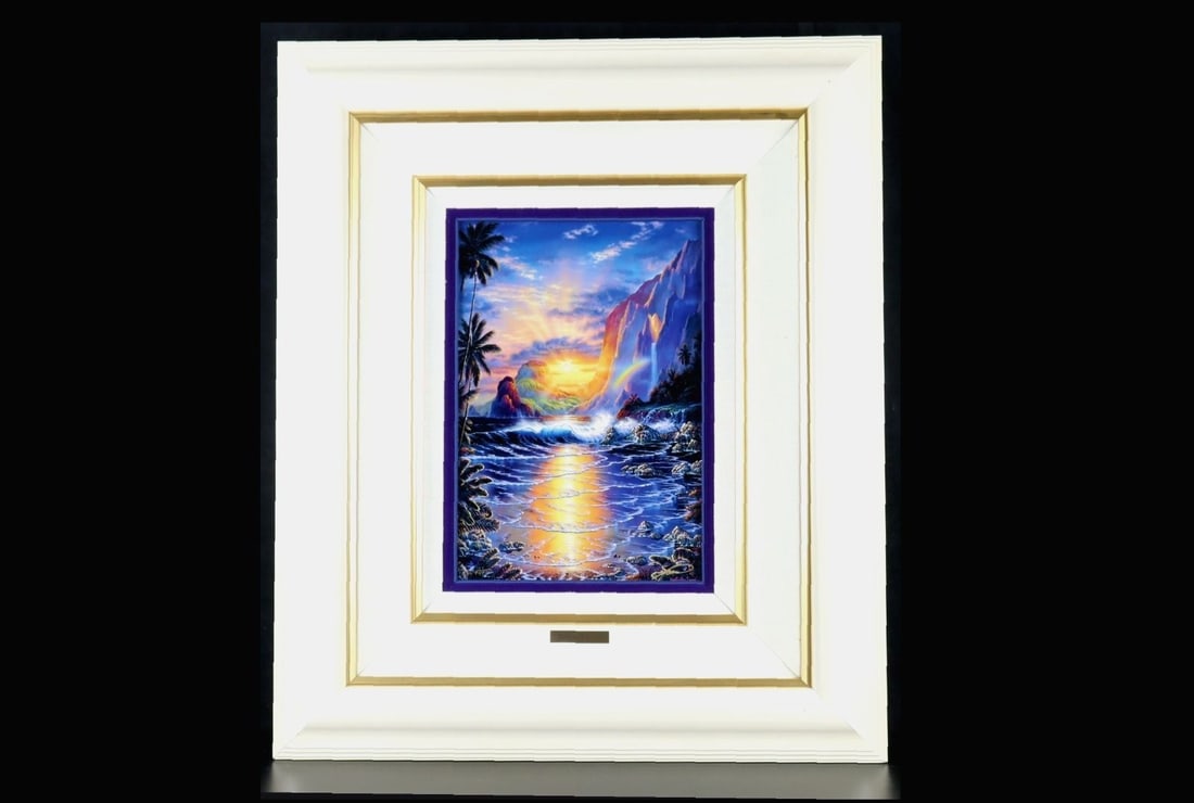 Framed Christian Lassen Heaven on Earth Serigraph Hand Signed ED 47/ 150 (1 of 10)
