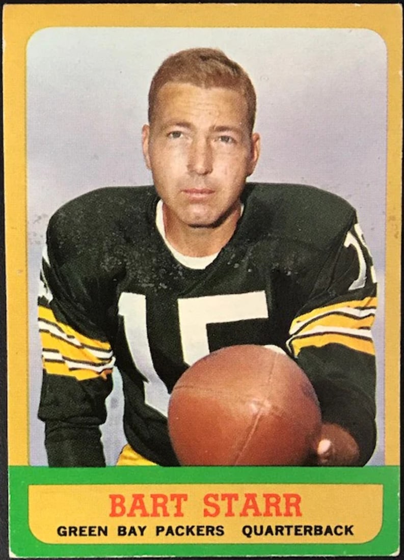 86 Bart Starr 1963 Topps Card No (1 of 2)