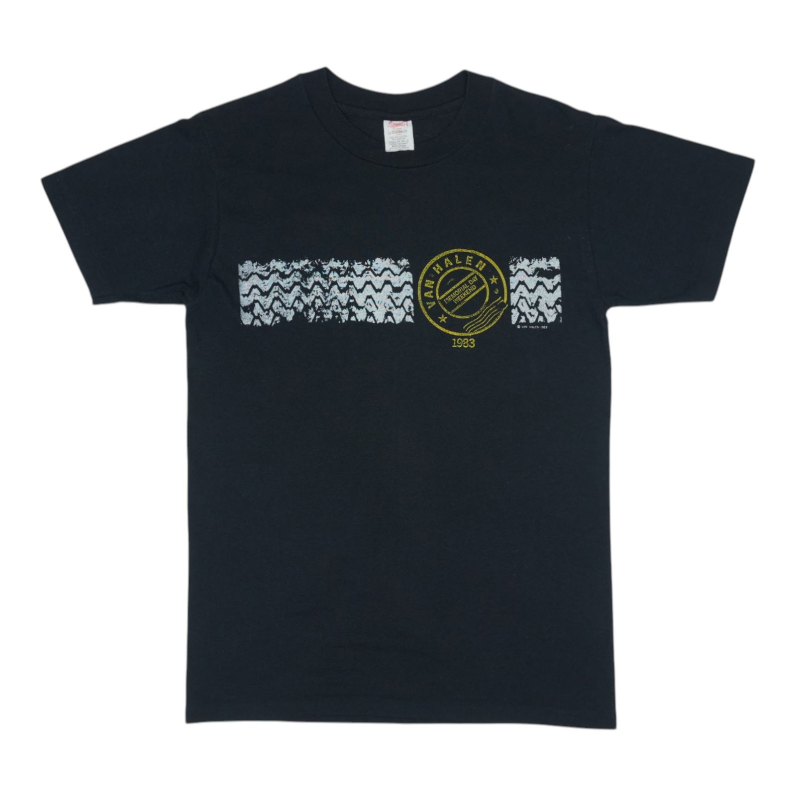 Shirt 1983 Van Halen Memorial Day Weekend: Shirt 1983 Van Halen Memorial Day Weekend This listing features Shirt 1983 Van Halen Memorial Day Weekend. Item specifics are provided below. Item Specifics: Size: Medium Tag Size: Medium Material: 50