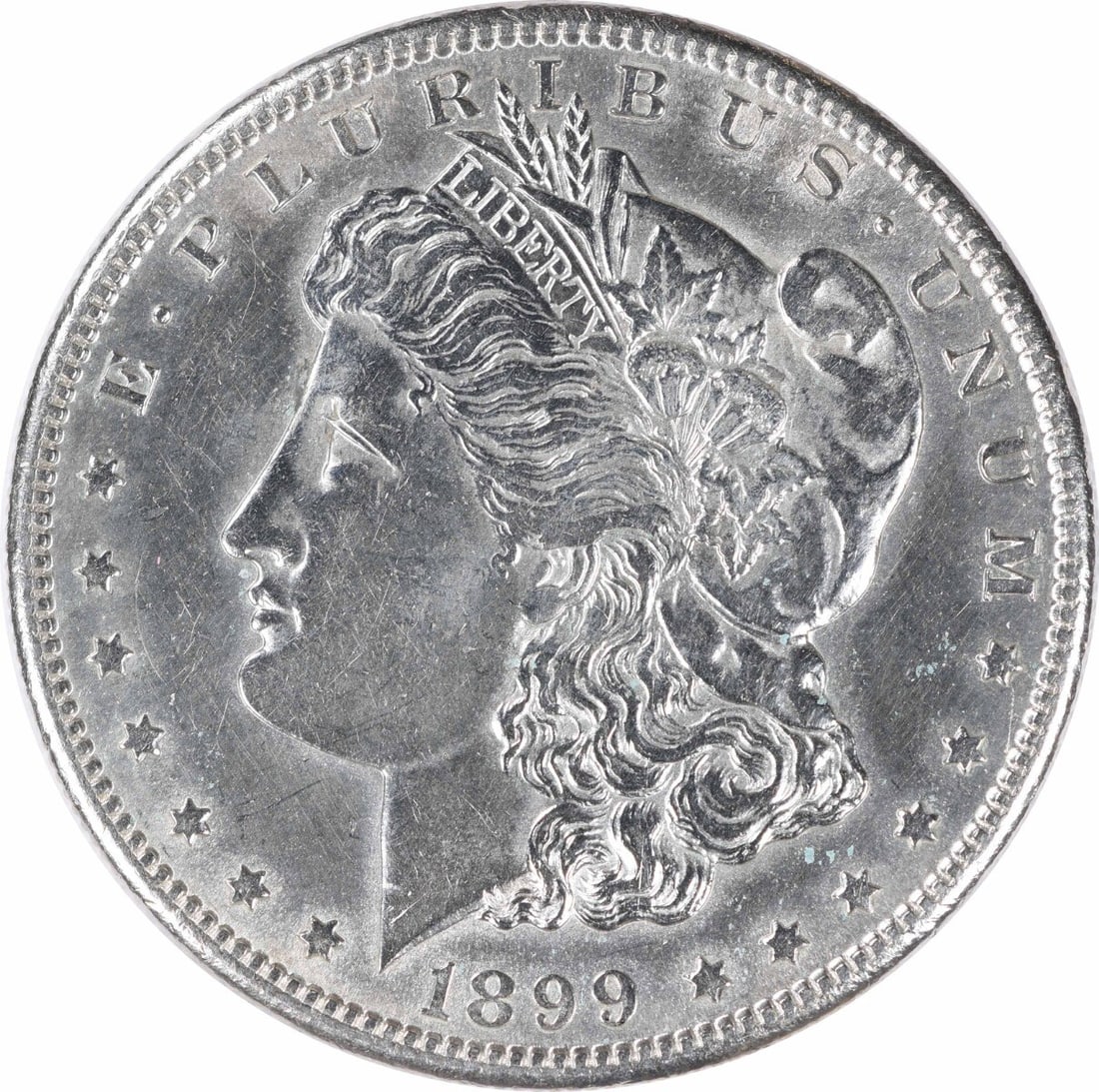 Uncertified 1899-S Morgan Silver Dollar AU (1 of 2)