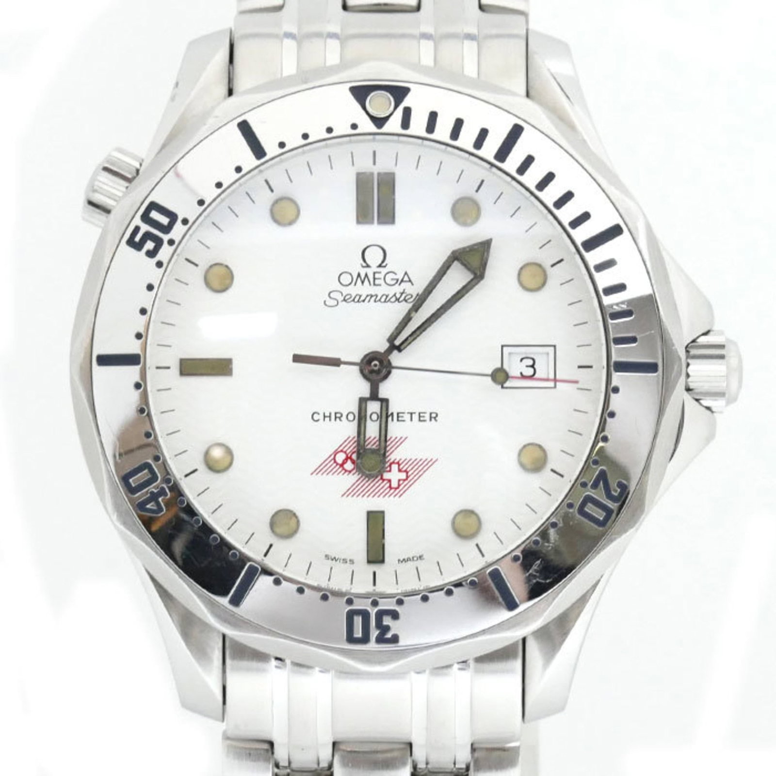 Wristwatch Omega: Wristwatch Omega This listing features Wristwatch Omega. Item specifics are provided below. Item Specifics: Brand: Omega Type: Wristwatch Gender: Men Material (Case): Stainless Steel Material (Band):
