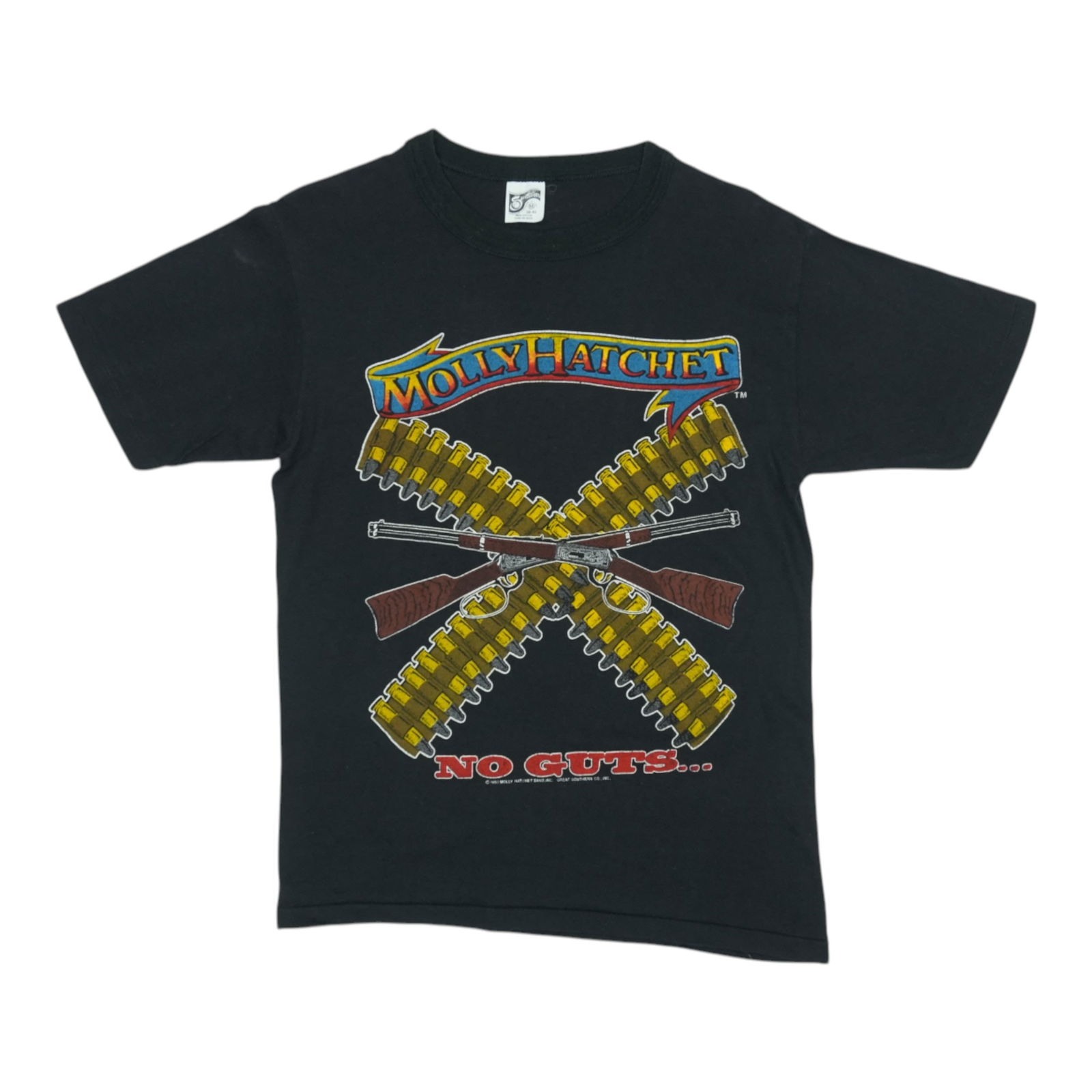 Shirt 1983 Molly Hatchet No Guts Tour: Shirt 1983 Molly Hatchet No Guts Tour This listing features Shirt 1983 Molly Hatchet No Guts Tour. Item specifics are provided below. Item Specifics: Size: Medium Tag Size: Medium Material: 100% Cotto