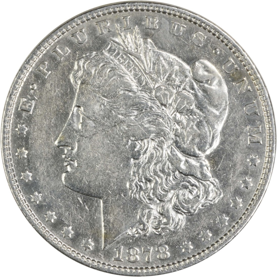 Uncertified 1878 Morgan Silver Dollar 7TF Reverse of 1878 AU: Uncertified 1878 Morgan Silver Dollar 7TF Reverse of 1878 AU This listing features Uncertified 1878 Morgan Silver Dollar 7TF Reverse of 1878 AU. Item specifics are provided below. Item Specifics: Coun