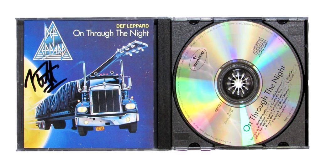 JSA Joe Elliott Autographed CD Cover "On Through The Night" Def Leppard (1 of 3)