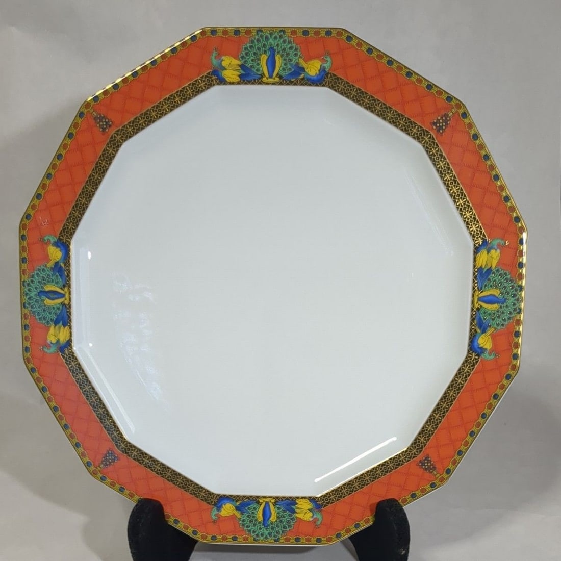 in Rosenthal Versace Peacock dinner plate Le Voyage de Marco Polo 10 6 (1 of 12)