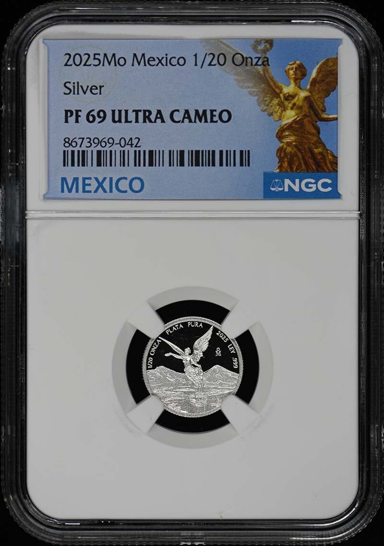 200 2025 Mo Mexico 1/ 20 Onza Libertad Silver NGC PF69UC Low Mintage: 200 2025 Mo Mexico 1/ 20 Onza Libertad Silver NGC PF69UC Low Mintage This listing features 200 2025 Mo Mexico 1/ 20 Onza Libertad Silver NGC PF69UC Low Mintage. Item specifics are provided below. Item