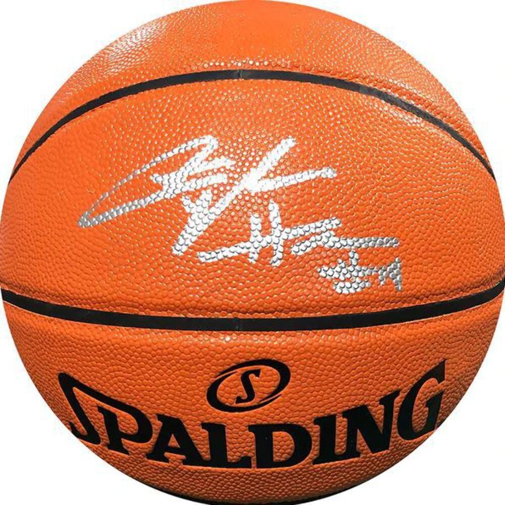 (JSA) Tyler Herro Autographed Hybrid Indoor/ Outdoor Basketball (1 of 3)