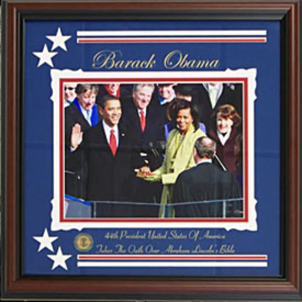 Photo Barack Obama Unautographed 8x10 Framed (1 of 1)