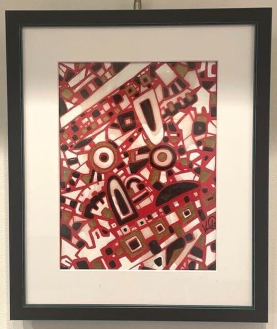 art Veronika Spleiss Original Painting Acrylic on Canvas with COA Singular (1 of 2)