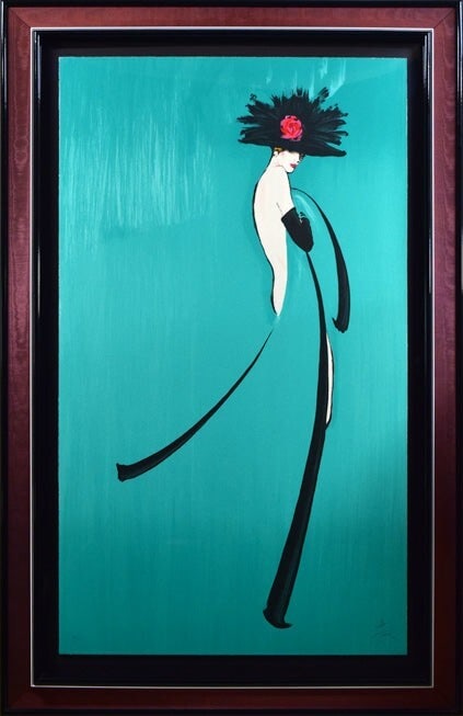 Print Rene Gruau Why Not? Vintage Art Lithograph Fashion Illustration (1 of 10)