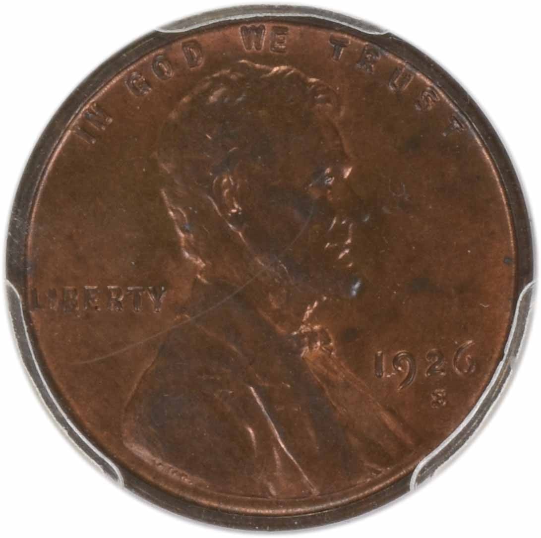 PCGS 1926-S Lincoln Cent MS63RB - 2