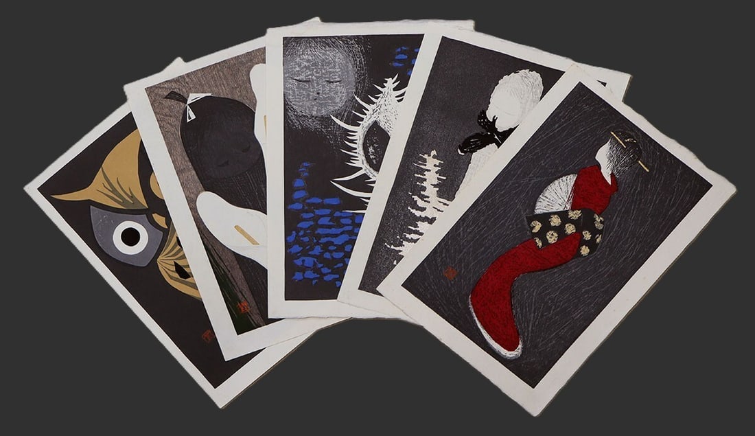 III Kaoru Kawano Woodblock Prints 5 Sheets Set Japanese Art: III Kaoru Kawano Woodblock Prints 5 Sheets Set Japanese Art This listing features III Kaoru Kawano Woodblock Prints 5 Sheets Set Japanese Art. Item specifics are provided below. Item Specifics: Primar