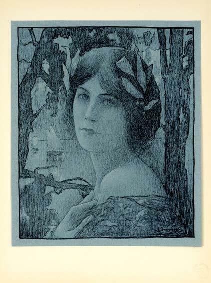 1897 Estampe Moderne French Poster Nuit Douce By Guinier (1 of 1)