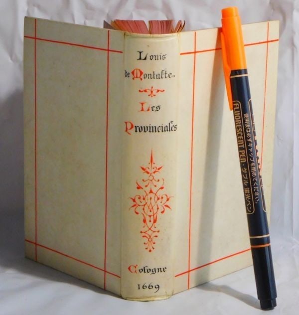 Fi Blaise Pascal (Louis de Montalte) Les Provinciales 1669 Cologne 17th C Vellum: Fi Blaise Pascal (Louis de Montalte) Les Provinciales 1669 Cologne 17th C Vellum This listing features Fi Blaise Pascal (Louis de Montalte) Les Provinciales 1669 Cologne 17th C Vellum. Item specifics