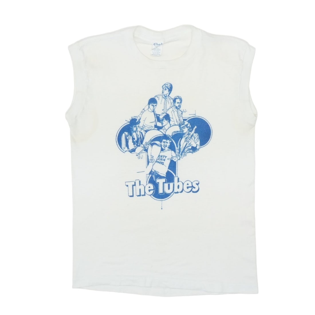Shirt 1982 The Tubes Sleeveless: Shirt 1982 The Tubes Sleeveless This listing features Shirt 1982 The Tubes Sleeveless. Item specifics are provided below. Item Specifics: Size: Large Tag Size: Large Material: 50/50 Poly/Cotton Color: