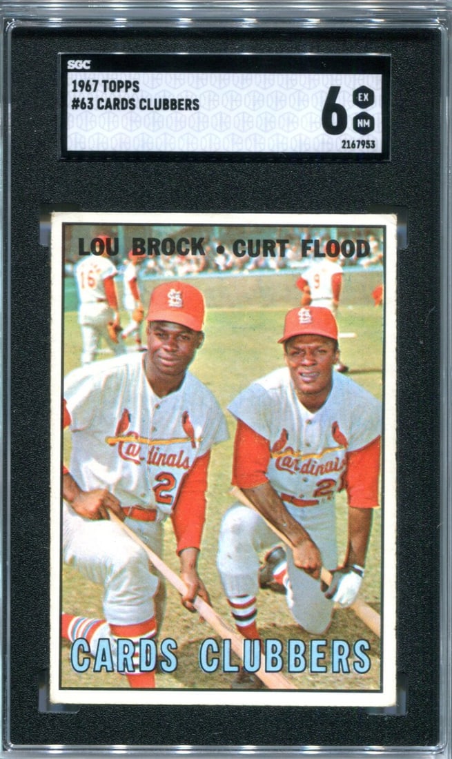 Card Cards Clubbers 1967 Topps #63 SGC 6: Card Cards Clubbers 1967 Topps #63 SGC 6 This listing features Card Cards Clubbers 1967 Topps #63 SGC 6. Item specifics are provided below. Item Specifics: Cards Clubbers 1967 Topps #63 SGC 6 Card Pro