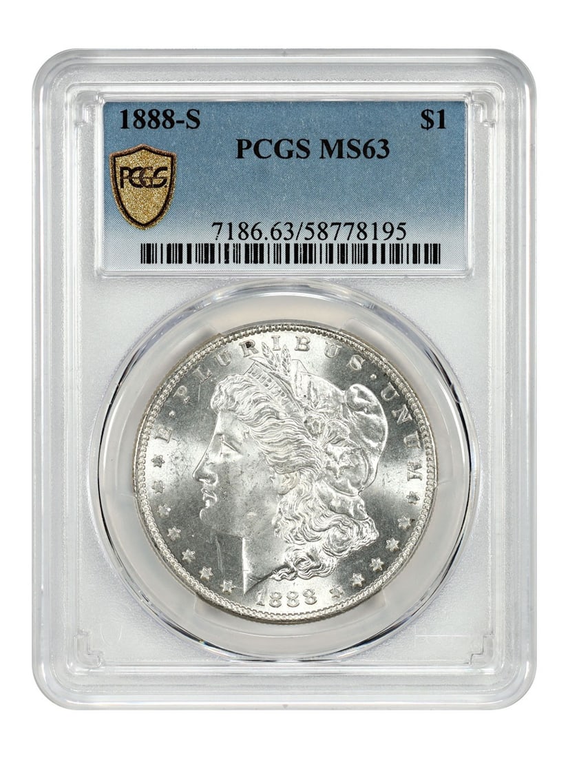 Morgan Dollar - 1888-S $1 PCGS MS63 (1 of 4)