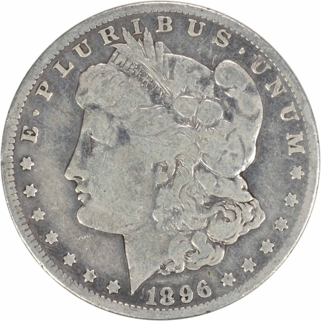 Uncertified 1896-S Morgan Silver Dollar F: Uncertified 1896-S Morgan Silver Dollar F This listing features Uncertified 1896-S Morgan Silver Dollar F. Item specifics are provided below. Item Specifics: Country Of Origin: United States Certifica