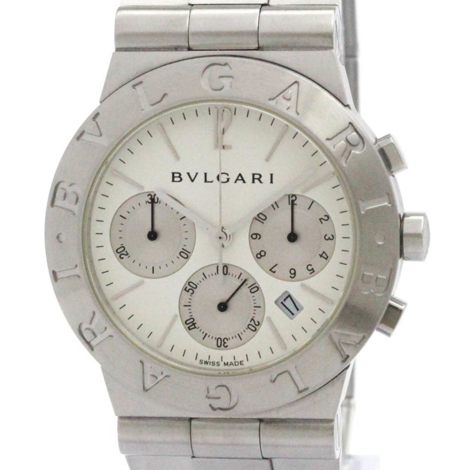 Wristwatch Bvlgari: Wristwatch Bvlgari This listing features Wristwatch Bvlgari. Item specifics are provided below. Item Specifics: Brand: Bvlgari Type: Wristwatch Style: Dress/Formal Gender: Men Material (Case): Stainle