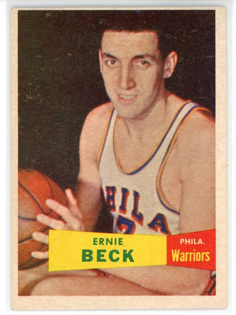 #36 Ernie Beck 1957 Topps Card (1 of 2)