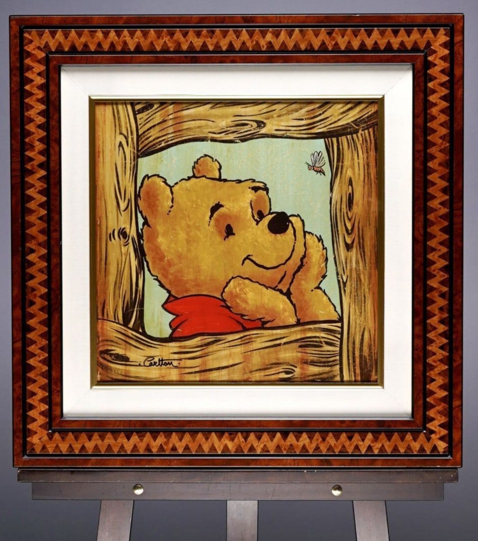 Framed Trevor Carlton "Bee Mine" Signed Giclee on Canvas Pooh Art ED 30/ 50: Framed Trevor Carlton "Bee Mine" Signed Giclee on Canvas Pooh Art ED 30/ 50 This listing features Framed Trevor Carlton "Bee Mine" Signed Giclee on Canvas Pooh Art ED 30/ 50. Item specifics are provid