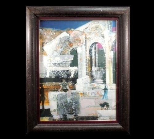 31.9in Paul Ambille Oil Painting on canvas "Rome Julia Cathedral" Framed Signed: 31.9in Paul Ambille Oil Painting on canvas "Rome Julia Cathedral" Framed Signed This listing features 31.9in Paul Ambille Oil Painting on canvas "Rome Julia Cathedral" Framed Signed. Item specifics ar