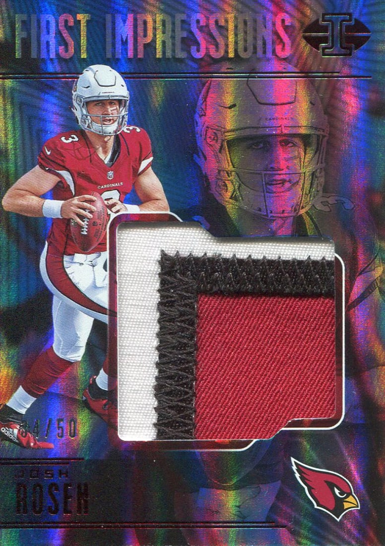 Card Josh Rosen 2018 Panini Illusions Rookie Jersey (1 of 2)