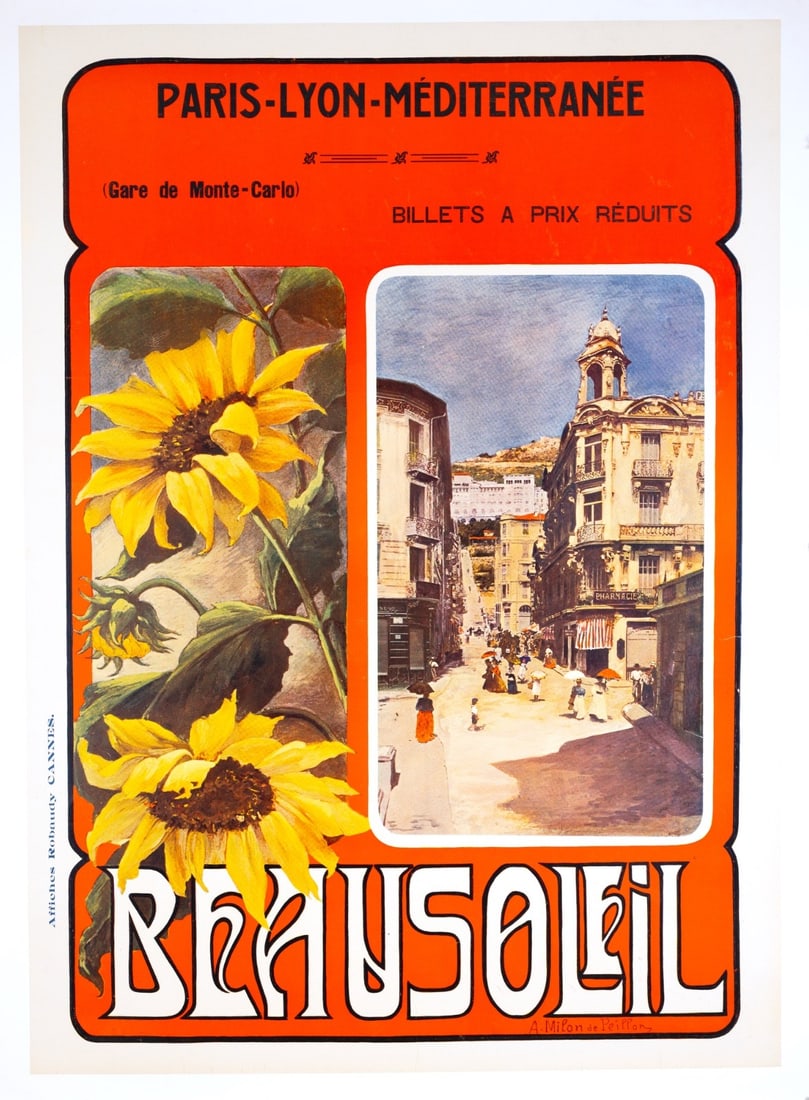 Linen Beausoleil Cote Dazur C1900 Original Plm French Travel Poster On: Linen Beausoleil Cote Dazur C1900 Original Plm French Travel Poster On This listing features Linen Beausoleil Cote Dazur C1900 Original Plm French Travel Poster On. Item specifics are provided below.
