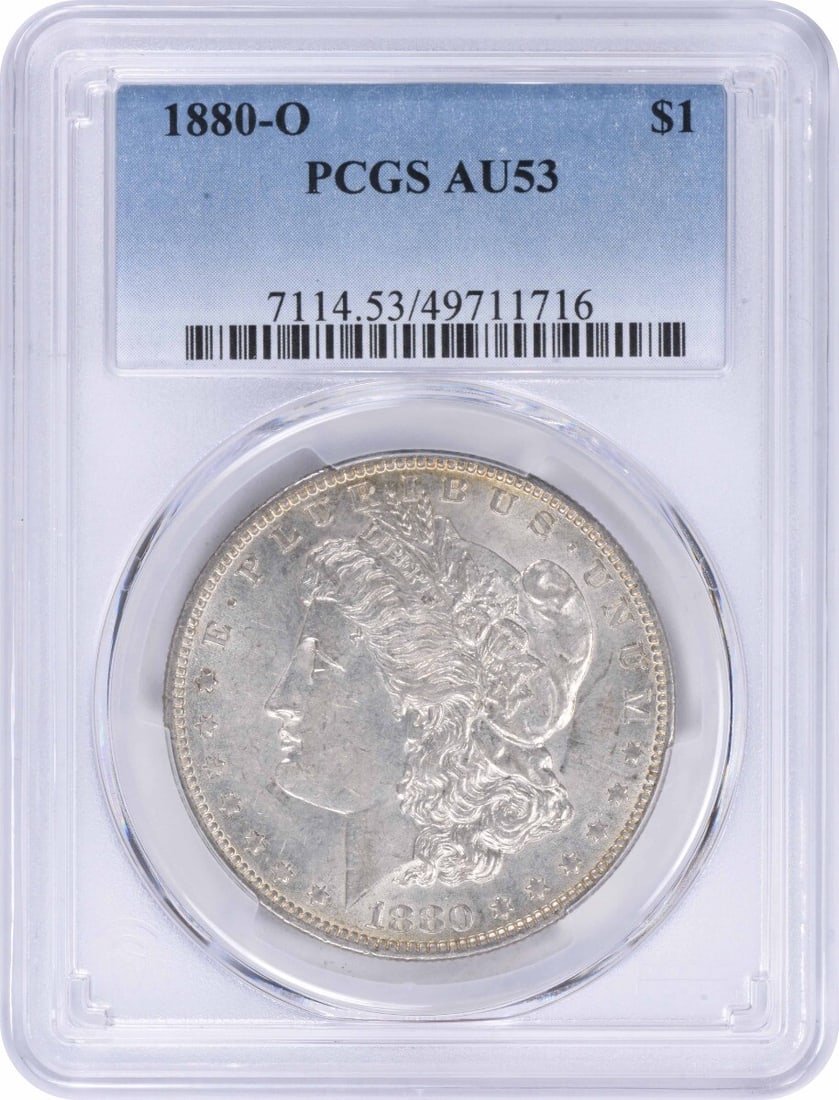 PCGS 1880-O Morgan Silver Dollar AU53 (1 of 1)