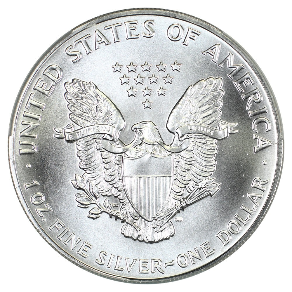 Silver Eagles - 1991 $1 Silver Eagle CACG MS69 - 4
